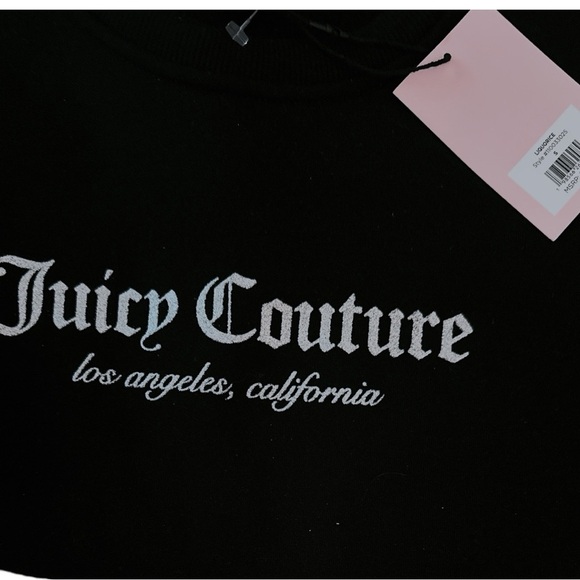 Juicy Couture Black Crew Neck Sweater small new - Picture 6 of 6